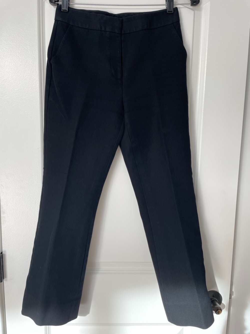Tory Burch Black Ankle-Length Cropped Trousers